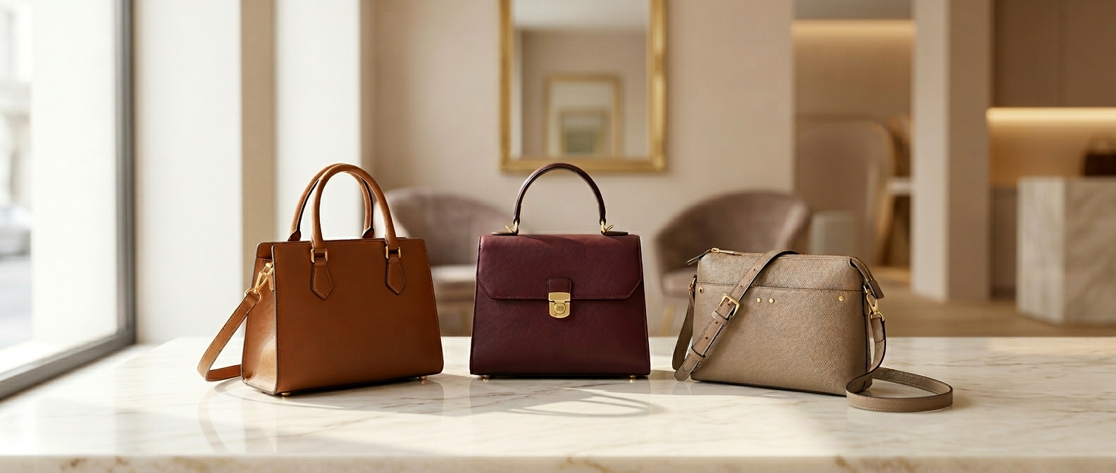 Sac de soirée femme élégant en cuir, collection Nuit & Éclat Lunéa